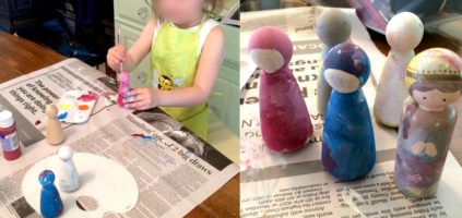 “My Guardian Angel” Peg Doll Project for Kids!